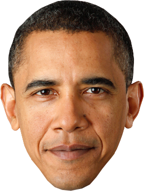 Le visage de Barack Obama