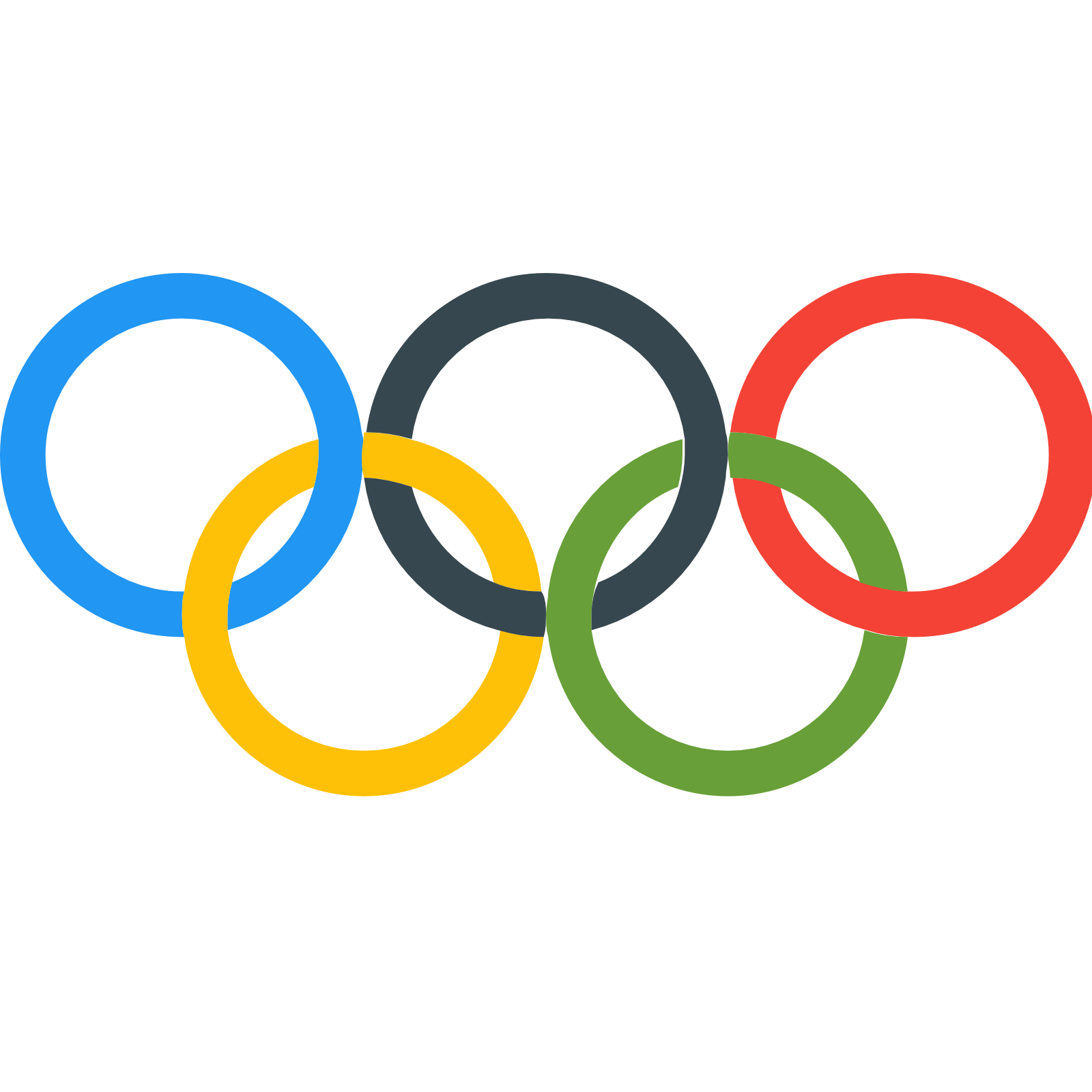 Les anneaux olympiques
